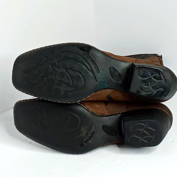 Born Nubuck & Leather Knee High Boots - Smokey Brown- Womens 10M/W (W21648) - Picture 10 of 16